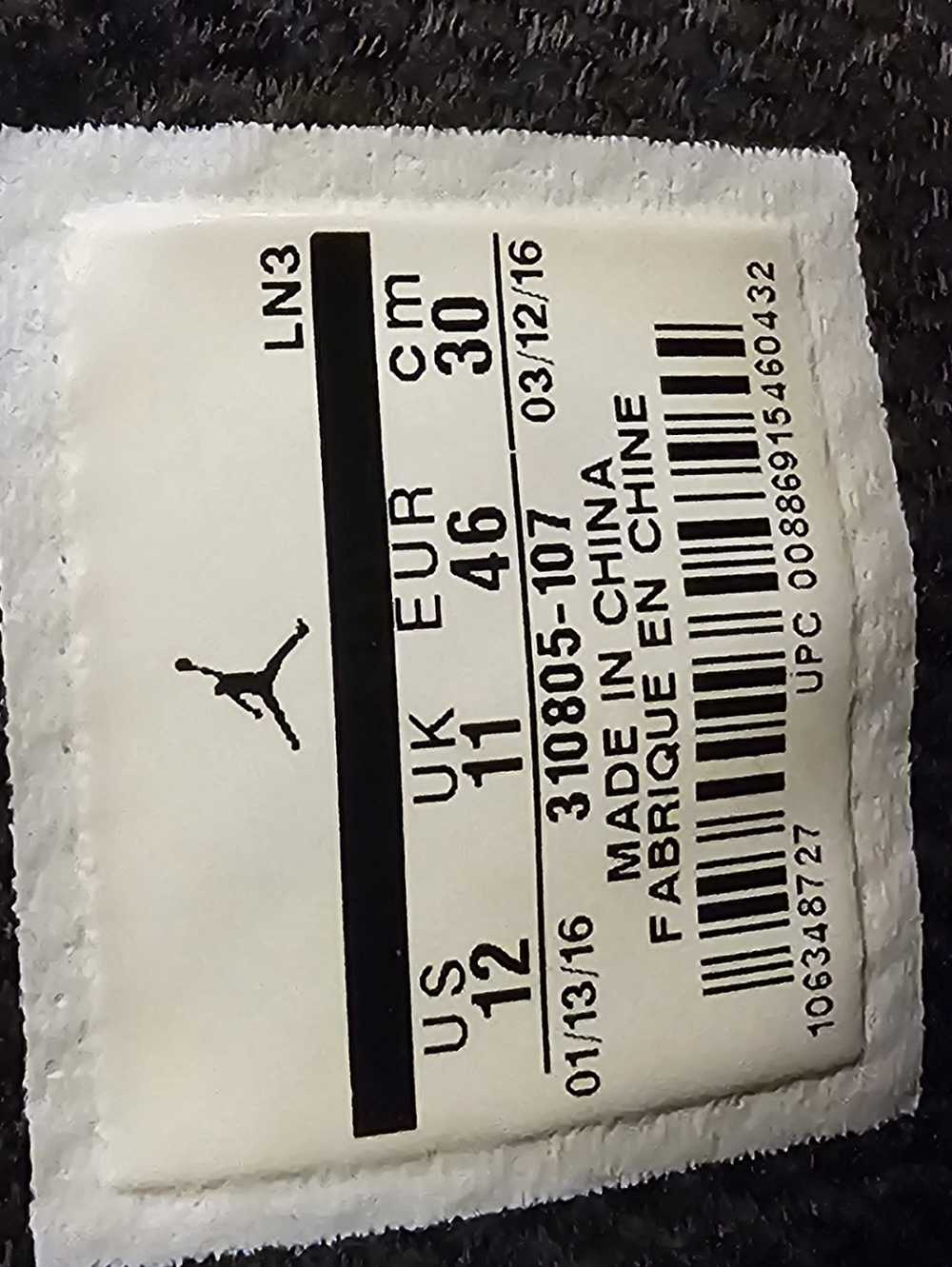 Air Jordan 10 Retro "Charlotte Hornets"  (2016) Men's Size 12 - Picture 2 of 12